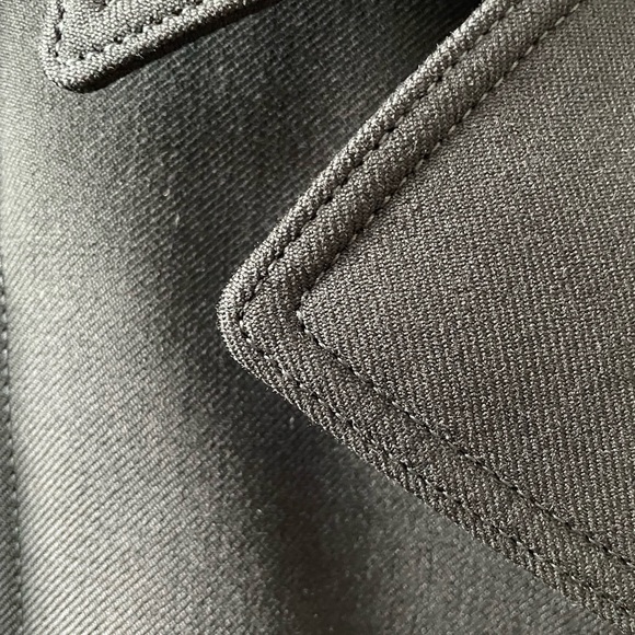 NWOT Alexander McQueen 2016 black blazer jacket, gold buttons, zip sleeves, 38 - Picture 6 of 15